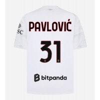 AC Milan Strahinja Pavlovic #31 Vieraspaita 2026-27 Lyhythihainen